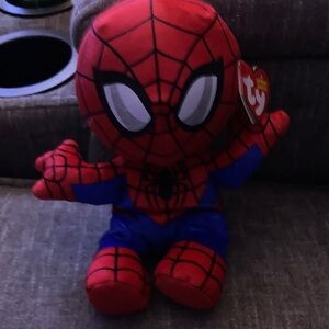 Ty Spider-Man Plush Toy - Red and Blue